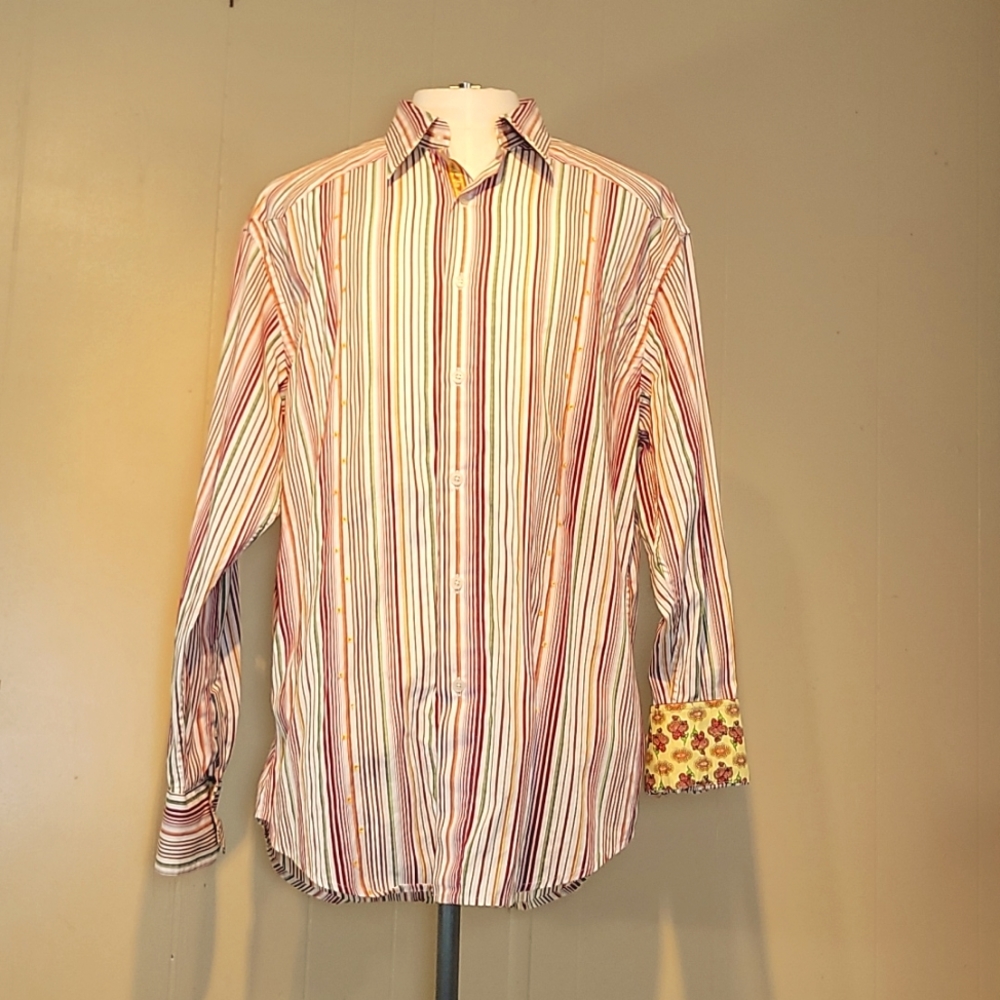 Robert Graham Embroidered Retro Shirt